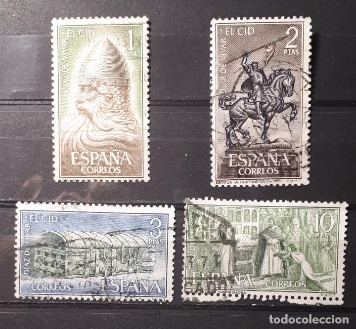 Sellos: ESPA&Ntilde;A. A&Ntilde;O 1962 &deg; . Edifil 1444/7 - Foto 1