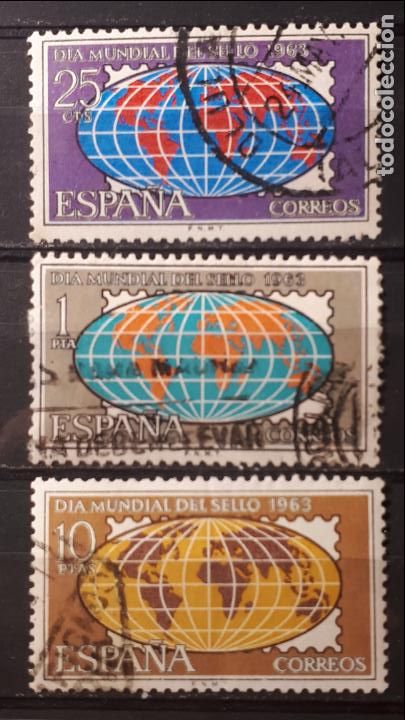 Sellos: ESPA&Ntilde;A. A&Ntilde;O 1963&deg; Edifil 1509/11. - Foto 1
