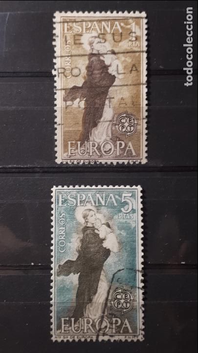 Sellos: ESPA&Ntilde;A. A&Ntilde;O 1963 &deg;. Edifil 1519/20 - Foto 1