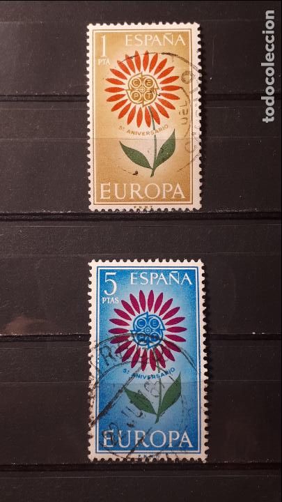 Sellos: ESPA&Ntilde;A. A&Ntilde;O 1964 &deg;. Edifil 1613/14 - Foto 1