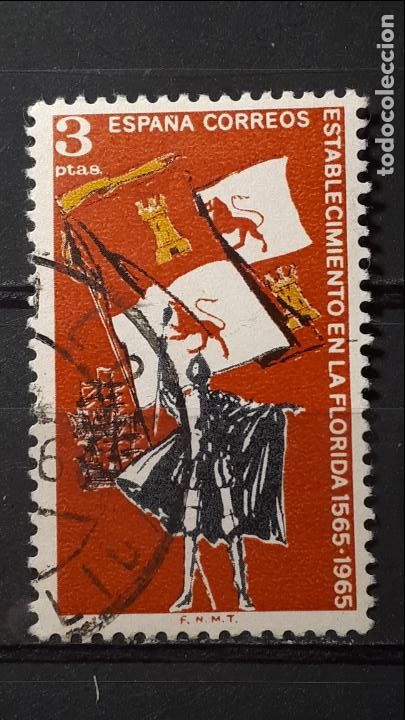 Sellos: ESPA&Ntilde;A. A&Ntilde;O 1965 &deg;. Edifil 1674 - Foto 1