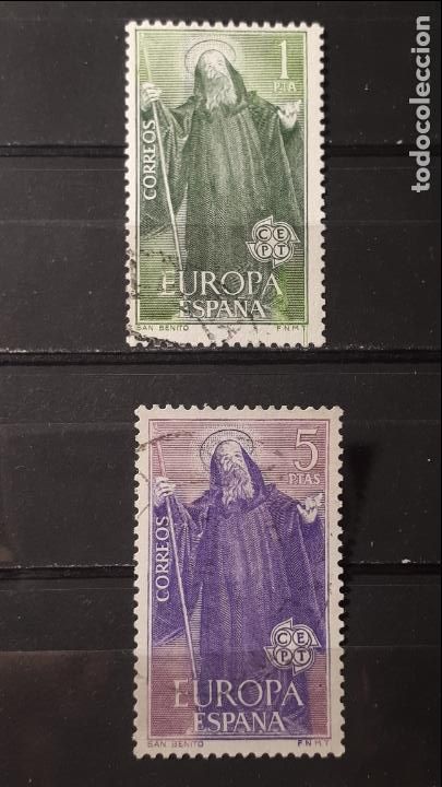 Sellos: ESPA&Ntilde;A. A&Ntilde;O 1965 &deg;. Edifil 1675/6 - Foto 1