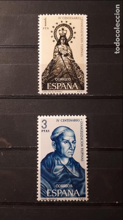 Sellos: ESPA&Ntilde;A. A&Ntilde;O 1965 **. Edifil 1693/4 - Foto 1
