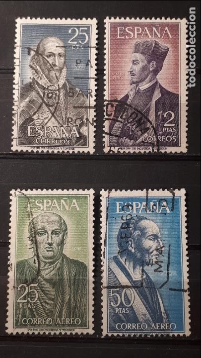 Sellos: ESPA&Ntilde;A. A&Ntilde;O 1966 &deg;. Edifil 1705/08. - Foto 1
