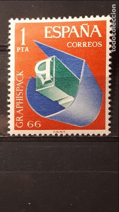 Sellos: ESPA&Ntilde;A. A&Ntilde;O 1966 **. Edifil 1709 - Foto 1