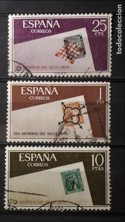 Sellos: ESPA&Ntilde;A. A&Ntilde;O 1966 &deg;. Edifil 1723/5 - Foto 1