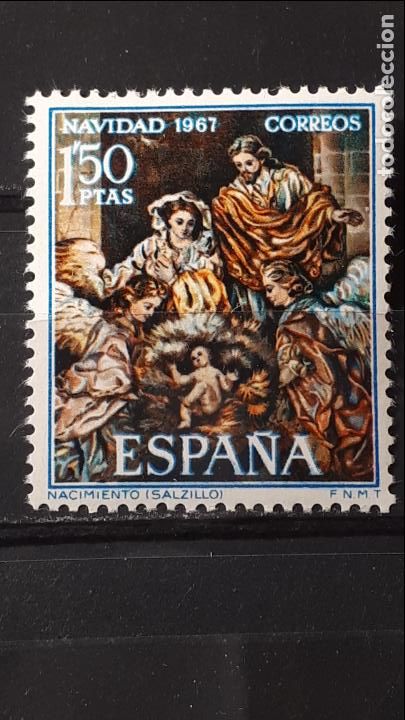 Sellos: ESPA&Ntilde;A. A&Ntilde;O 1967 ** Edifil 1838 - Foto 1