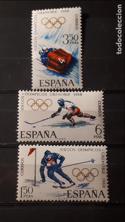 Sellos: ESPA&Ntilde;A. A&Ntilde;O 1968 **. Edifil 1851/53 - Foto 1