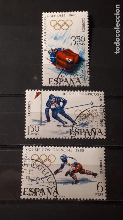 Sellos: ESPA&Ntilde;A. A&Ntilde;O 1968 &deg;. Edifil 1851/53 - Foto 1