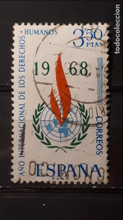 Sellos: ESPA&Ntilde;A. A&Ntilde;O 1968 &deg;. Edifil 1874 - Foto 1