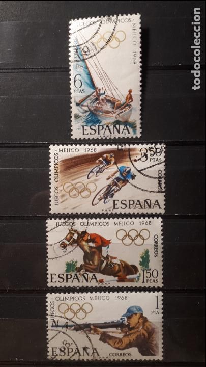 Sellos: ESPA&Ntilde;A. A&Ntilde;O 1968 &deg;. Edifil 1885/88 - Foto 1