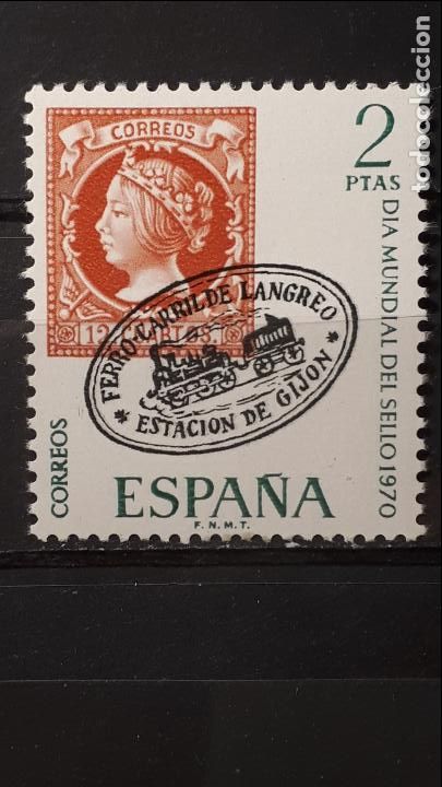 Sellos: ESPA&Ntilde;A. A&Ntilde;O 1970 ** .Edifil 1974 - Foto 1