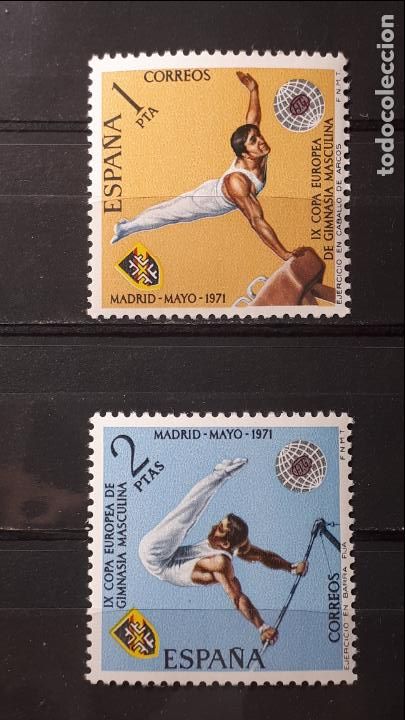 Sellos: ESPA&Ntilde;A. A&Ntilde;O 1971 **. Edifil 2034/35 - Foto 1