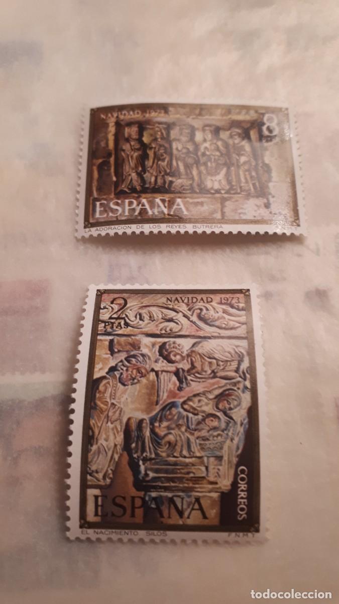 Sellos: ESPA&Ntilde;A. A&Ntilde;O 1973 ** . Edifil 2162/63 - Foto 1