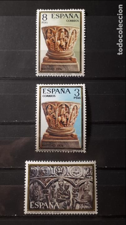 Sellos: ESPA&Ntilde;A. A&Ntilde;O 1974 ** . Edifil 2217/19 - Foto 1