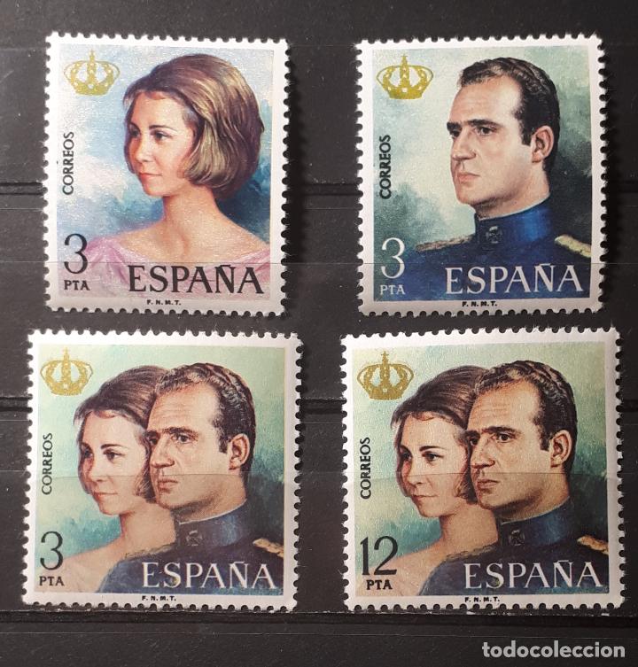 Sellos: ESPA&Ntilde;A. A&Ntilde;O 1975 ** . Edifil 2302/05 - Foto 1
