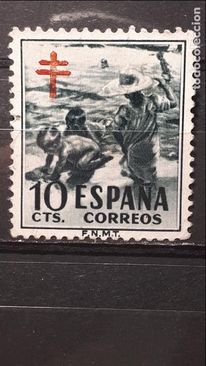 Sellos: ESPA&Ntilde;A a&ntilde;o 1951 &deg; Edifil 1104 - Foto 1
