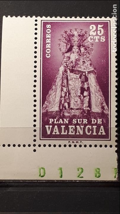 Sellos: ESPA&Ntilde;A. VALENCIA A&ntilde;o 1973 **. Edifil.- 7 - Foto 1