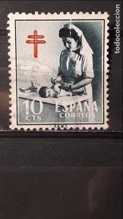 Sellos: ESPA&Ntilde;A. A&ntilde;o 1953 &deg;. Edifil 1122 - Foto 1