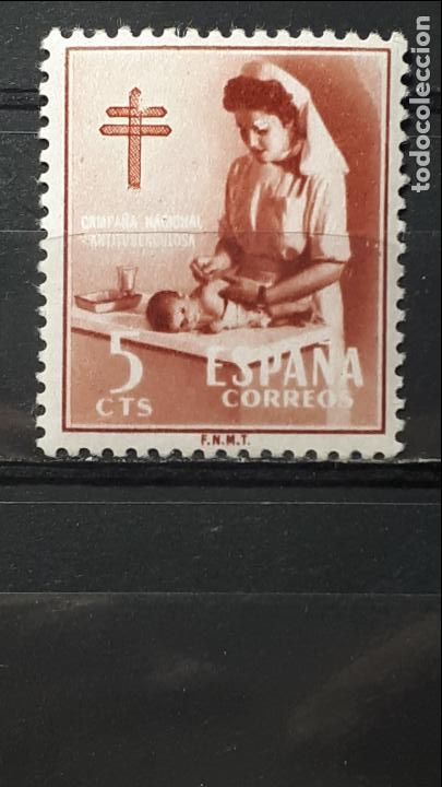 Sellos: ESPA&Ntilde;A. A&ntilde;o 1953 * Edifil 1121 - Foto 1