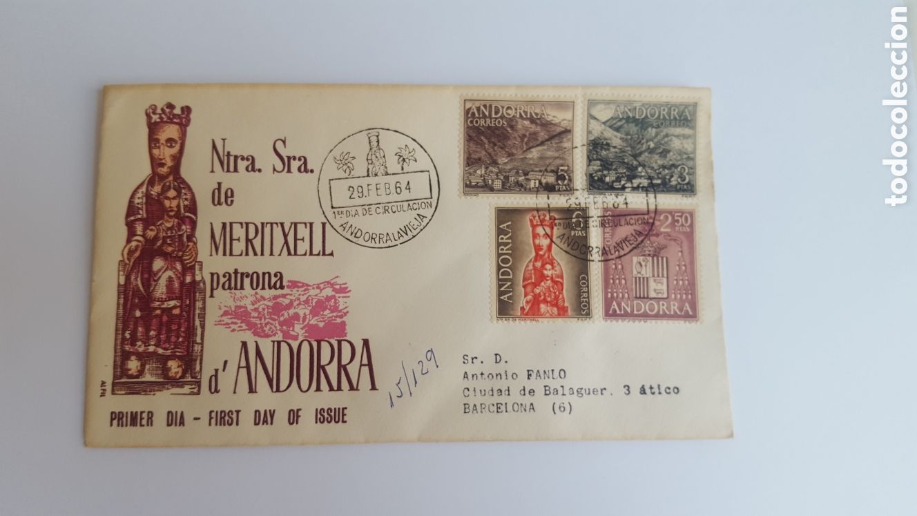 Sellos: Andorra Espa&ntilde;a 1963 Completo - Foto 2