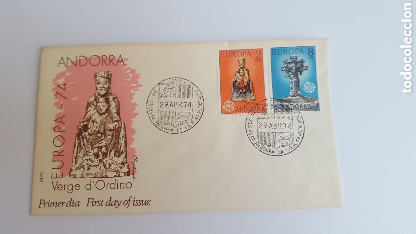 Sellos: Andorra Espa&ntilde;a 1974 Completo - Foto 1