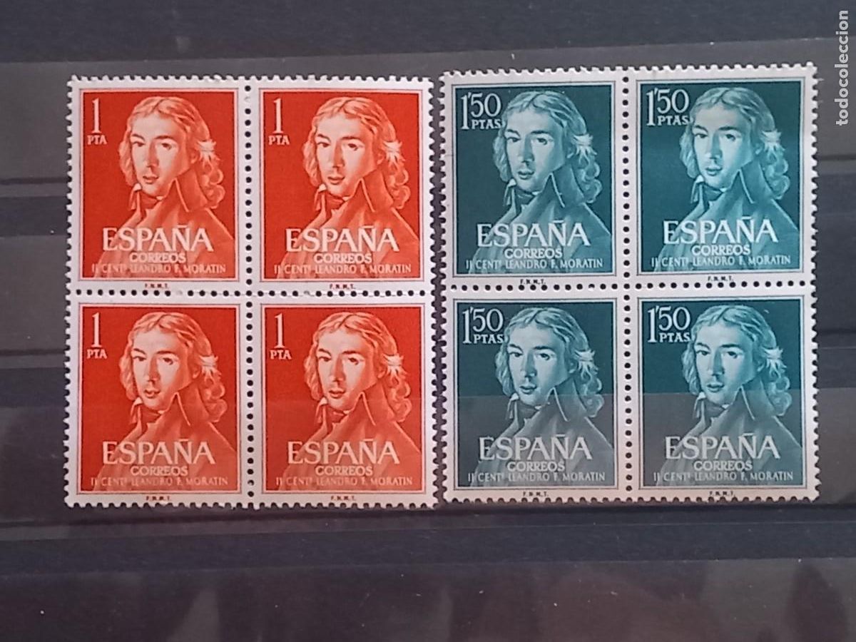 Sellos: A&Ntilde;O 1961 CENTENARIO NACIMIENTO LEANDRO FERNANDEZ DE MORATIN VALOR CATAL 1,60 EUROS