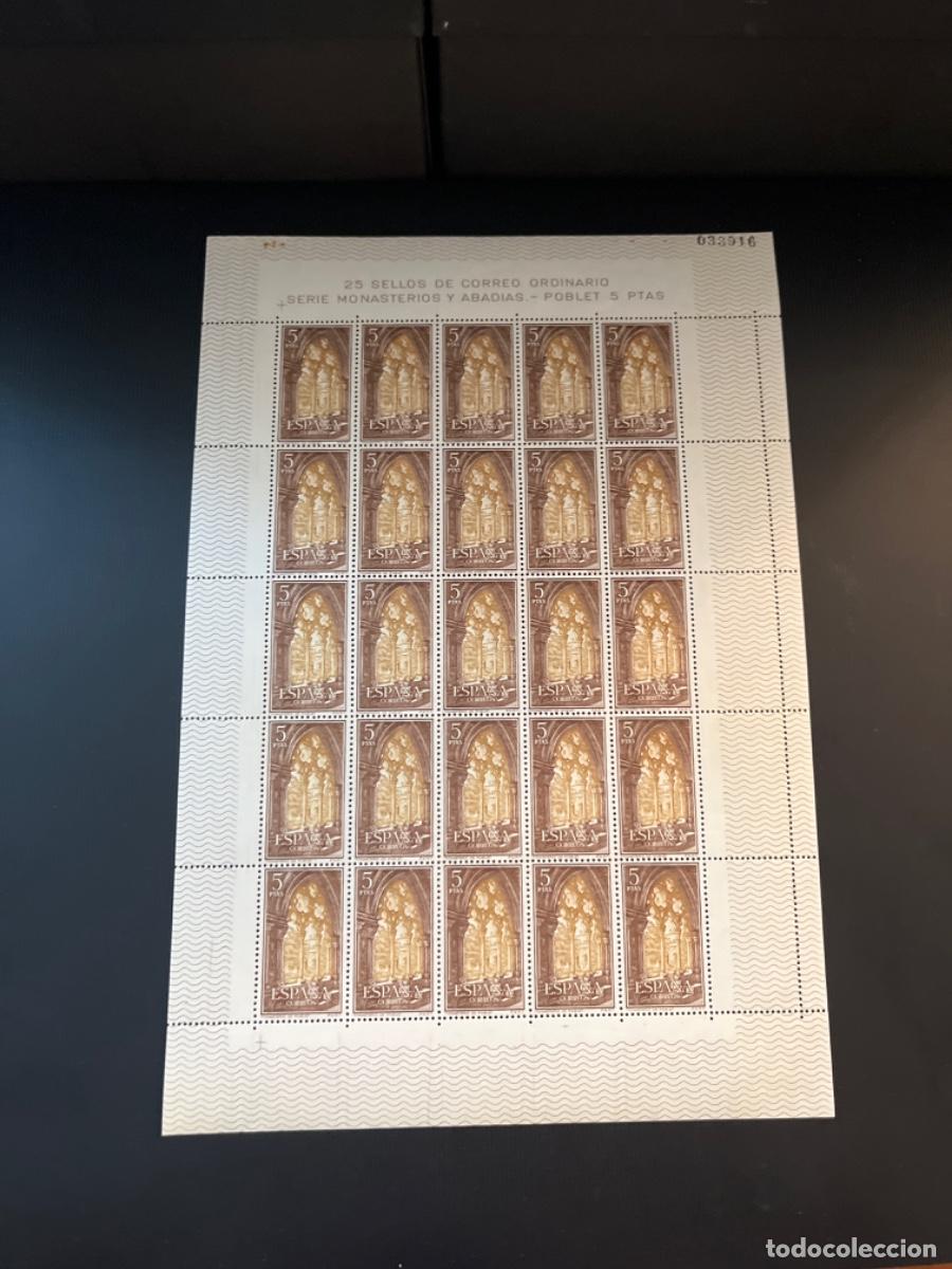 Sellos: Pliegos de sellos monasterios y abad&iacute;as del poblet - Foto 8