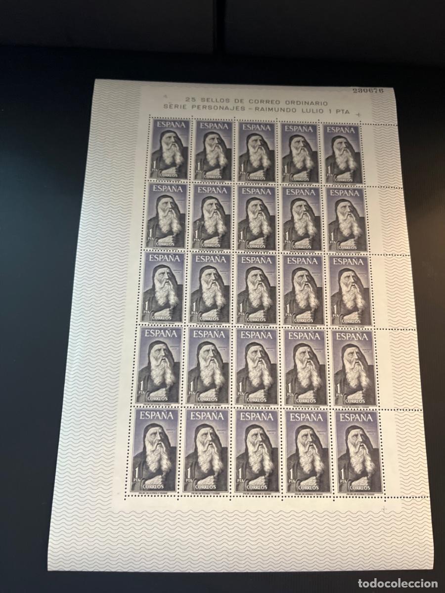 Sellos: Pliegos de sellos ,personajes espa&ntilde;oles - Foto 2