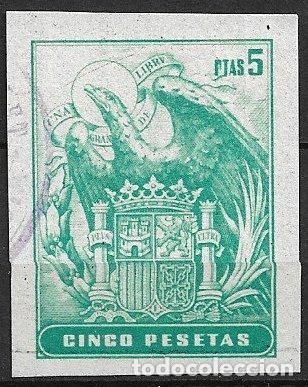 Sellos: Fiscales, P&oacute;lizas, Papel timbrado, ALEMANY n&ordm; -- (o) 5 ptas. verde esmeralda