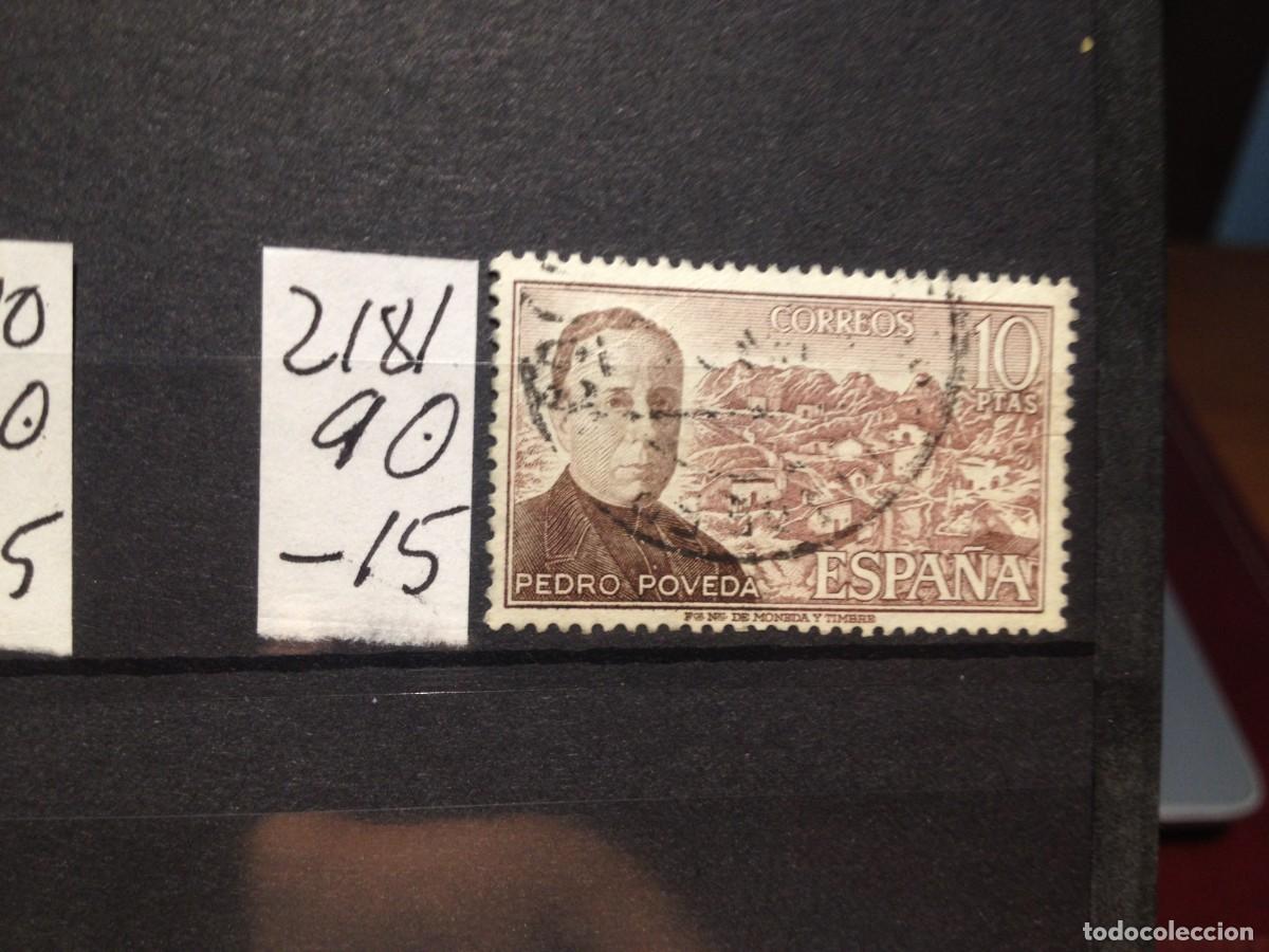 Sellos: SELLOS DE ESPA&Ntilde;A. USADOS. YVERT N&ordm; 2181 - Foto 1