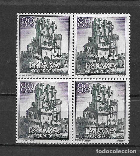 Sellos: castillo de Butr&oacute;n, Vizcaya. emit. 13-8-1966 - Foto 1