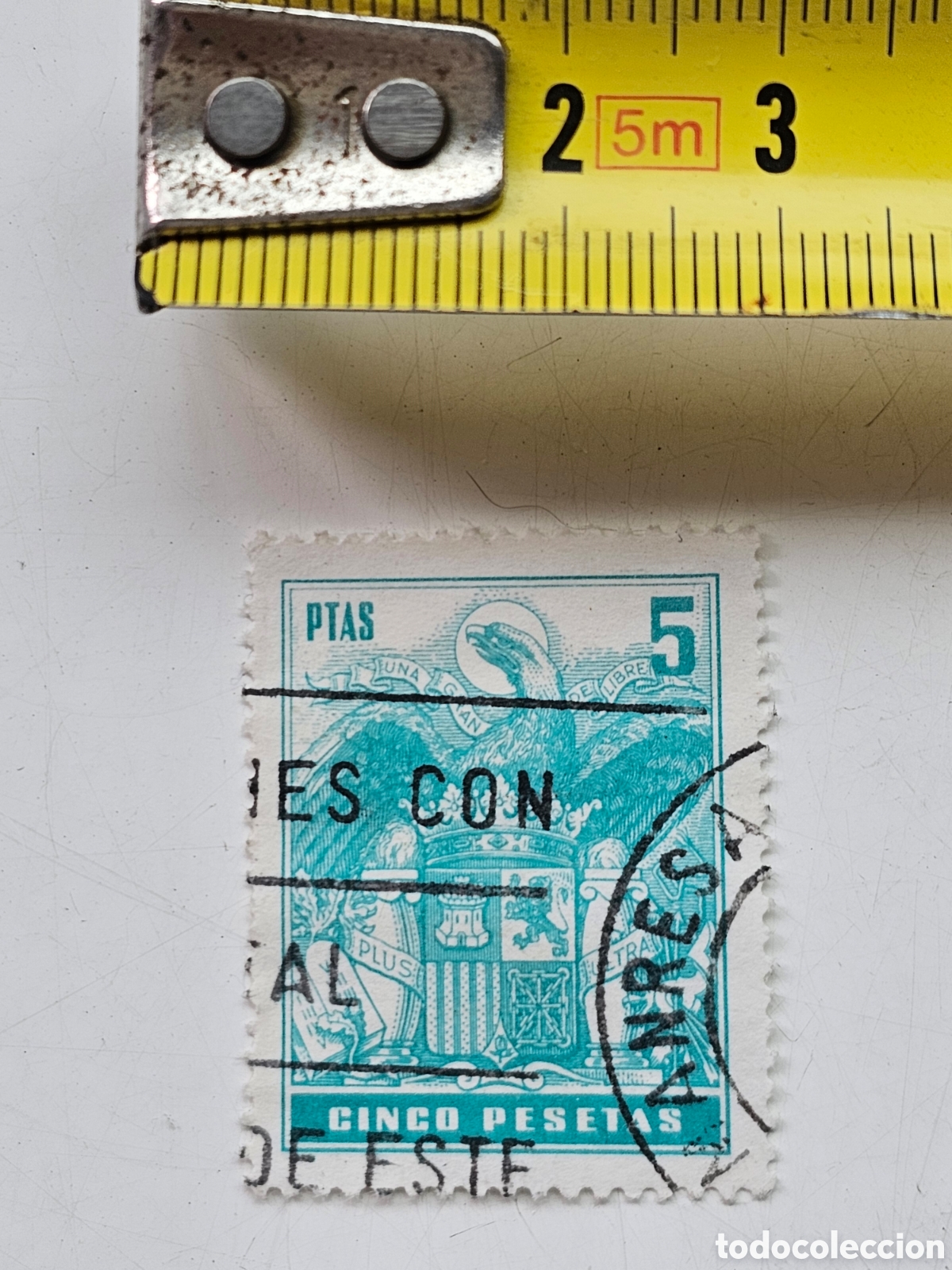 Sellos: Sello de 5 pesetas - Foto 3