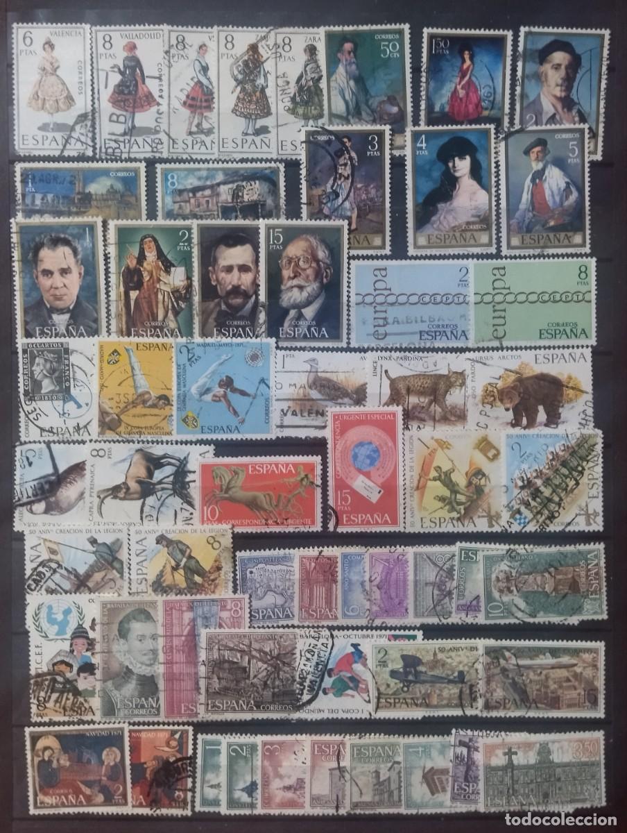 Sellos: ESPA&Ntilde;A A&Ntilde;O 1971 USADO Y COMPLETO. CON TRAJES. - Foto 1