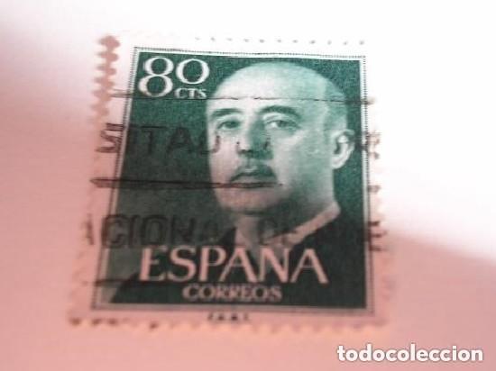 Sellos: SELLO DE FRANCO DE 80 C&Eacute;NTIMOS DE PESETA - Foto 1