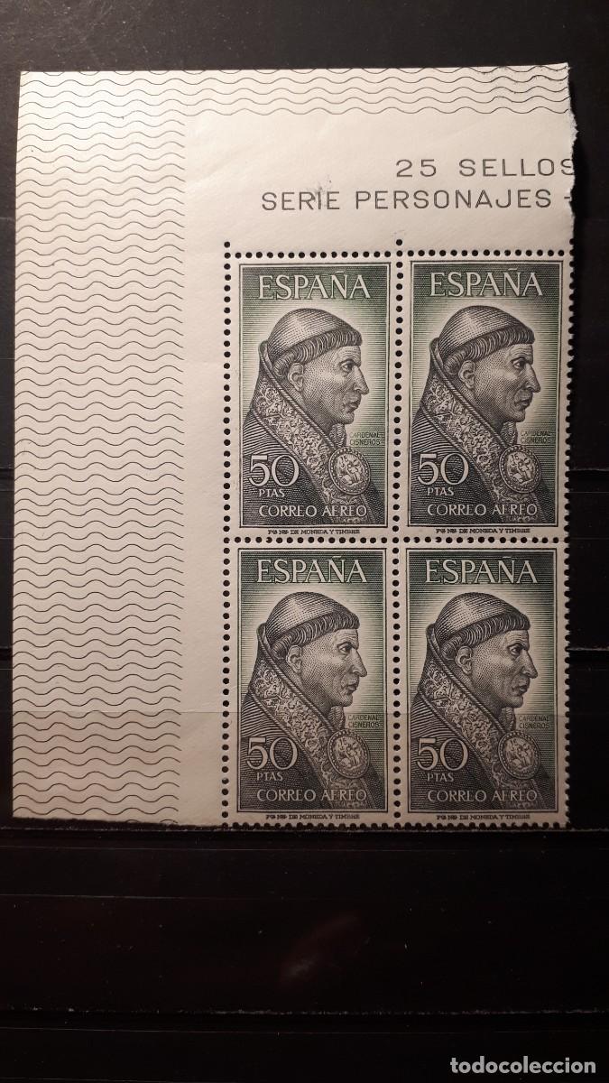 Sellos: ESPA&Ntilde;A A&ntilde;o 1963* * EDIFIL. - 1539. BLOQUE DE 4. - Foto 1