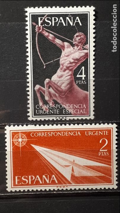 Sellos: Espa&ntilde;a. a&ntilde;o 1956 *. EDIFIL 1185/6 - Foto 1