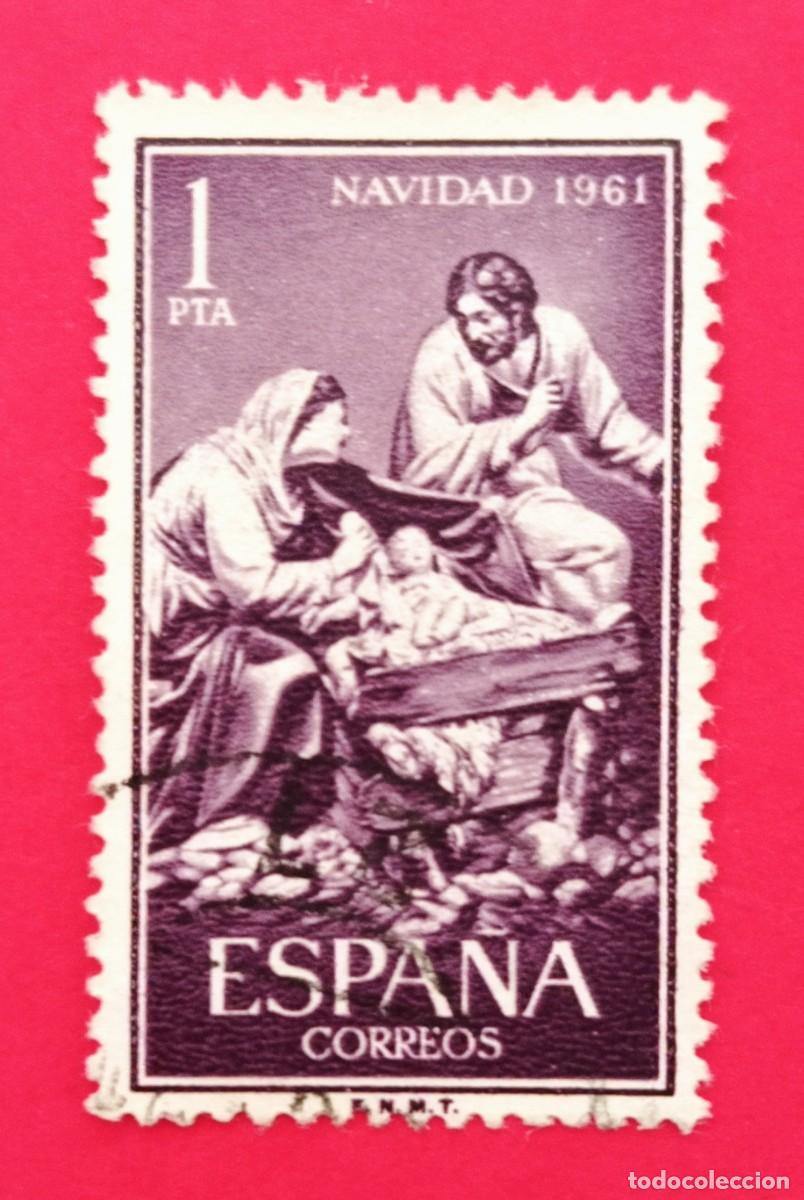 Sellos: SELLO ESPA&Ntilde;A. NAVIDAD (1961) - Foto 1