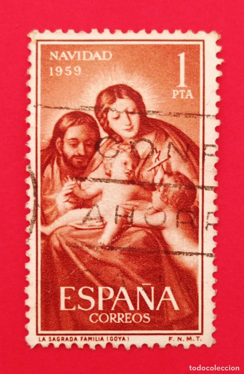Sellos: SELLO ESPA&Ntilde;A. NAVIDAD (1959) - Foto 1