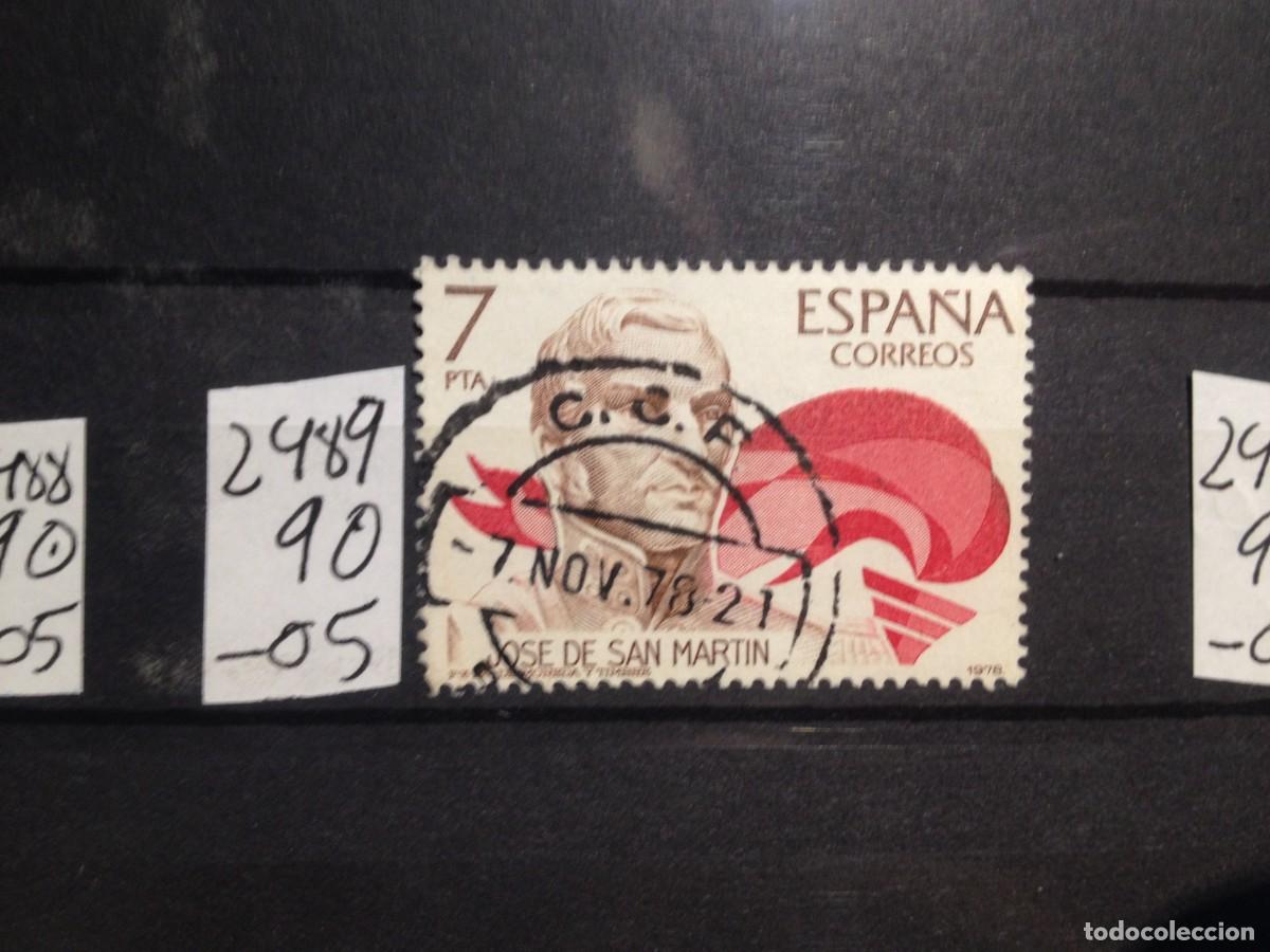 Sellos: SELLOS DE ESPA&Ntilde;A. USADOS. YVERT N&ordm; 2489 - Foto 1