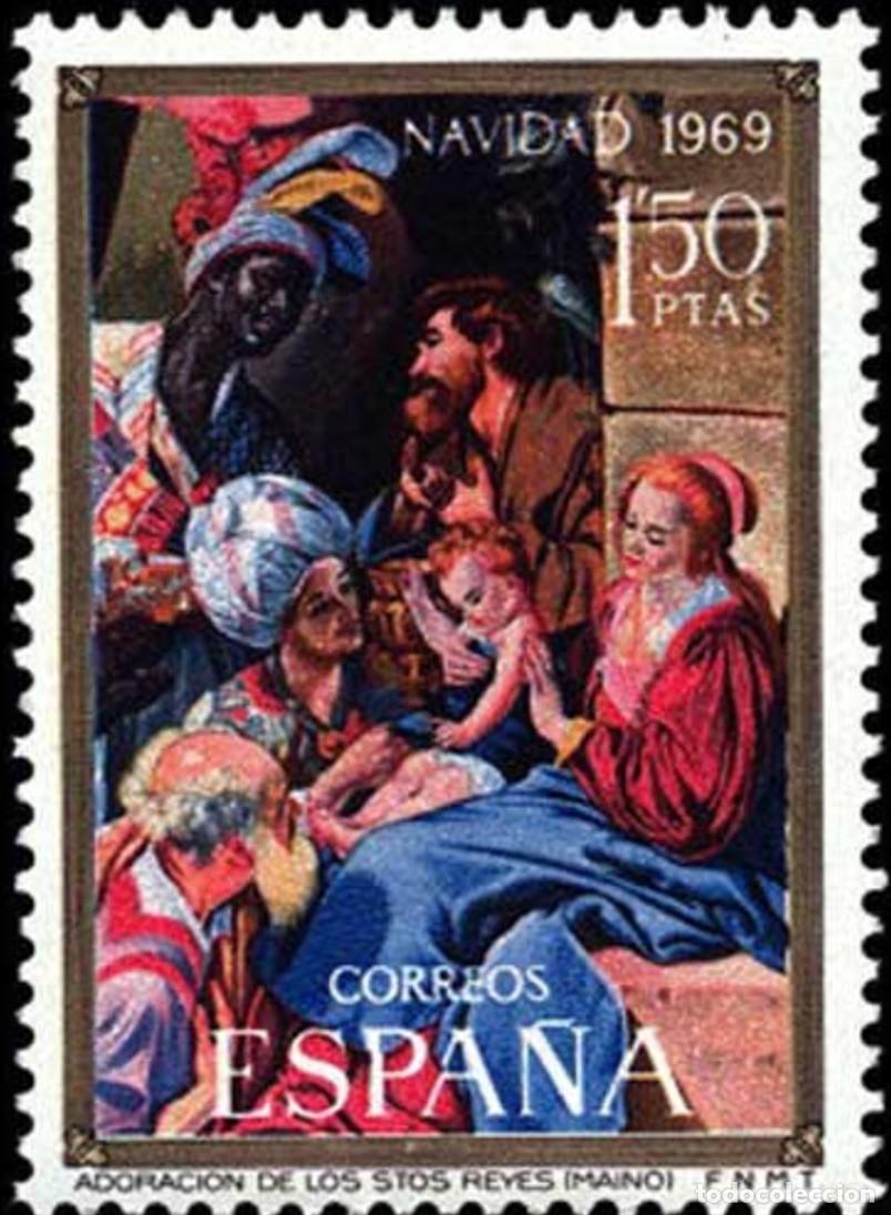 Sellos: ESPA&Ntilde;A 1969 - NAVIDAD - EDIFIL N&ordm; 1944** - Foto 1