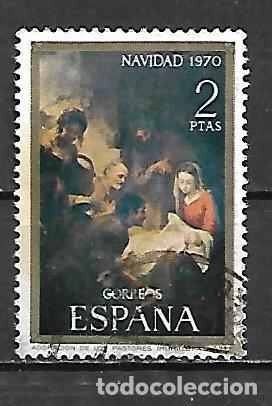 Sellos: 1970: Navidad 1970 2 ptas (usado) - Foto 1