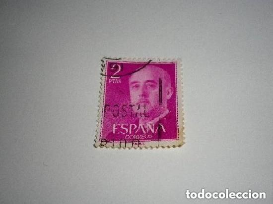Sellos: ESPA&Ntilde;A - SELLO DE 2 PESETAS DE FRANCO - Foto 1