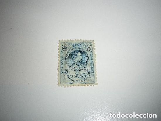 Sellos: SELLO DE ALFONSO XIII DE 25 C&Eacute;NTIMOS USADO - Foto 1