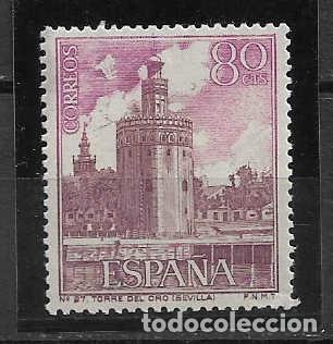 Sellos: AJEDREZ.TORRE DEL ORO, Sevilla. sello a&ntilde;o 1966 - Foto 1