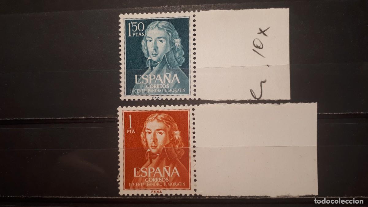 Sellos: ESPA&Ntilde;A. A&Ntilde;O 1961. **. Edifil 1328/9 - Foto 1