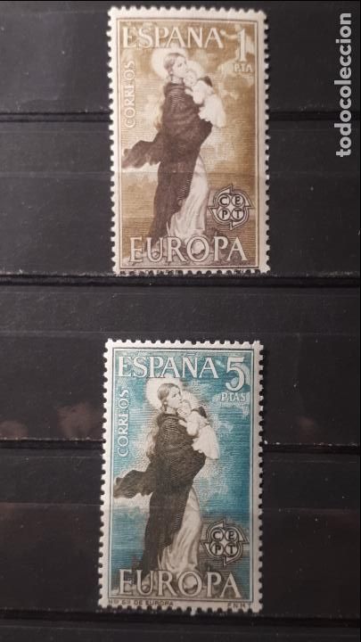 Sellos: ESPA&Ntilde;A. A&Ntilde;O 1963 **. Edifil 1519/20 - Foto 1