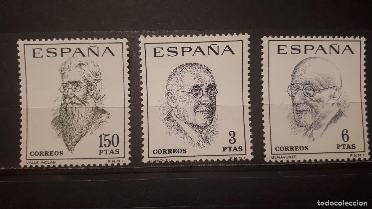 Sellos: ESPA&Ntilde;A. A&Ntilde;O 1966 **. Edifil 1758/60 - Foto 1