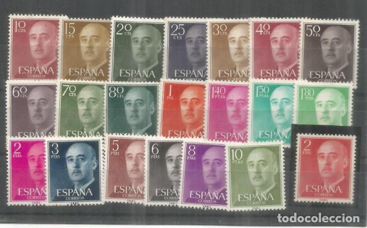 Sellos: ESPA&Ntilde;A BASICA DE FRANCO 1955 MNH - Foto 1