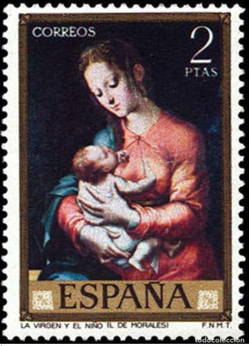 Sellos: ESPA&Ntilde;A 1970 - PINTOR LUIS DE MORALES - EDIFIL 1966** - Foto 1